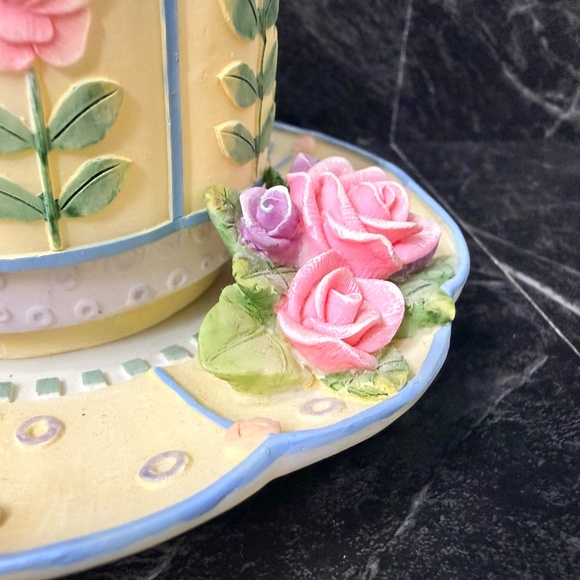 A. RICHESCO CORPORATION Floral Teapot Votive Candle Holder - Picture 15 of 15